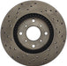 StopTech 128.40034L StopTech Sport Cross Drilled Brake Rotor; Front Left - Truck Part Superstore