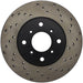 StopTech 128.40034L StopTech Sport Cross Drilled Brake Rotor; Front Left - Truck Part Superstore