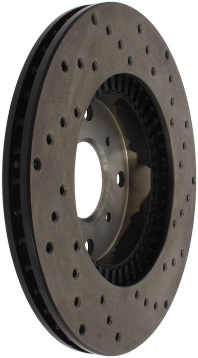 StopTech 128.40034R StopTech Sport Cross Drilled Brake Rotor; Front Right - Truck Part Superstore