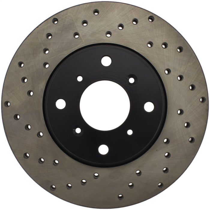 StopTech 128.40034R StopTech Sport Cross Drilled Brake Rotor; Front Right - Truck Part Superstore