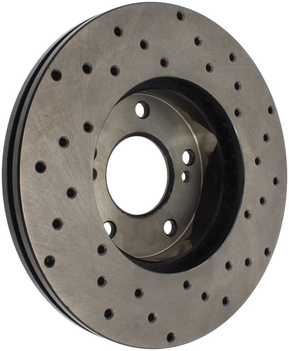 StopTech 128.42048R StopTech Sport Cross Drilled Brake Rotor; Front Right - Truck Part Superstore