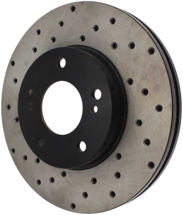 StopTech 128.42048R StopTech Sport Cross Drilled Brake Rotor; Front Right - Truck Part Superstore
