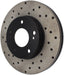 StopTech 128.42048R StopTech Sport Cross Drilled Brake Rotor; Front Right - Truck Part Superstore
