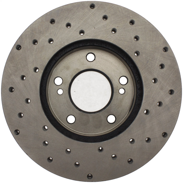 StopTech 128.42048R StopTech Sport Cross Drilled Brake Rotor; Front Right - Truck Part Superstore