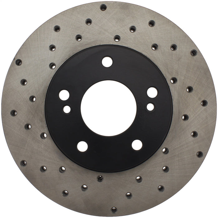 StopTech 128.42048R StopTech Sport Cross Drilled Brake Rotor; Front Right - Truck Part Superstore