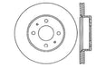 StopTech 128.42061R StopTech Sport Cross Drilled Brake Rotor; Front Right - Truck Part Superstore
