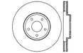 StopTech 128.42075CR StopTech Sport Cryo Cross Drilled Brake Rotor; Front Right - Truck Part Superstore