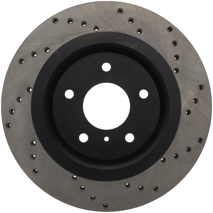 StopTech 128.42080L StopTech Sport Cross Drilled Brake Rotor; Front Left - Truck Part Superstore