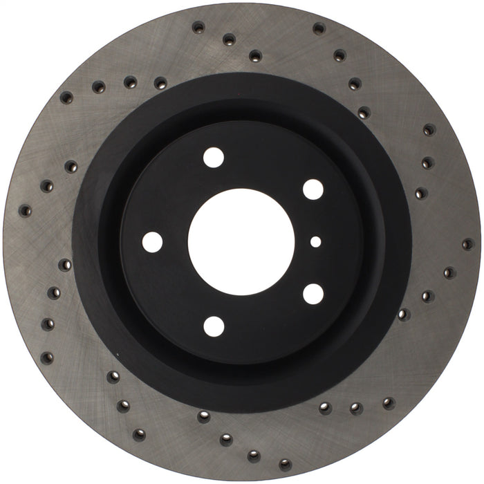 StopTech 128.42080R StopTech Sport Cross Drilled Brake Rotor; Front Right - Truck Part Superstore