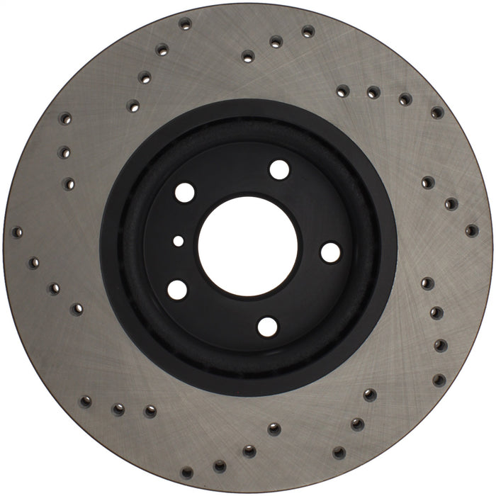 StopTech 128.42080R StopTech Sport Cross Drilled Brake Rotor; Front Right - Truck Part Superstore
