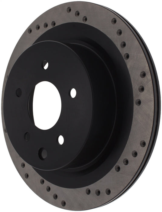 StopTech 128.42088L StopTech Sport Cross Drilled Brake Rotor; Rear Left - Truck Part Superstore