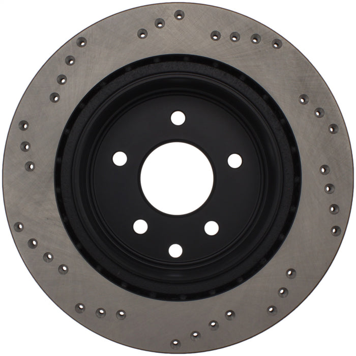 StopTech 128.42088L StopTech Sport Cross Drilled Brake Rotor; Rear Left - Truck Part Superstore