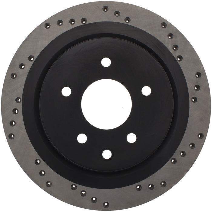 StopTech 128.42088L StopTech Sport Cross Drilled Brake Rotor; Rear Left - Truck Part Superstore