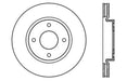 StopTech 128.42091L StopTech Sport Cross Drilled Brake Rotor; Front Left - Truck Part Superstore