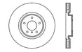 StopTech 128.42095CR StopTech Sport Cryo Cross Drilled Brake Rotor; Front Right - Truck Part Superstore