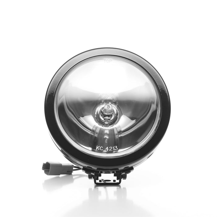 KC Hilites 128 SlimLite; 6in. Spot Black 100w Sys (pr) - Truck Part Superstore