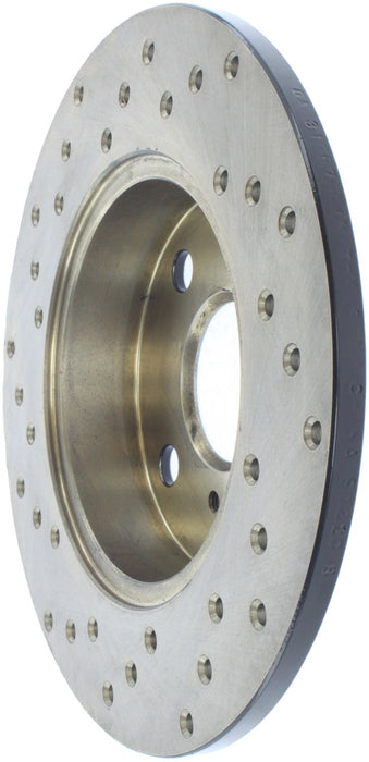 StopTech 128.44046L StopTech Sport Cross Drilled Brake Rotor; Rear Left - Truck Part Superstore