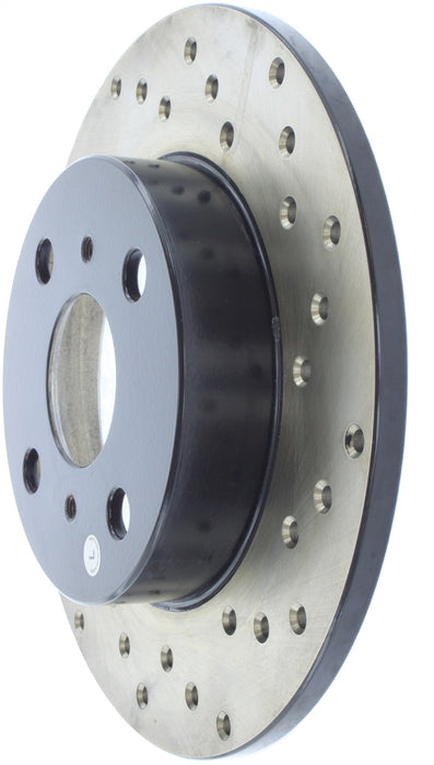 StopTech 128.44046L StopTech Sport Cross Drilled Brake Rotor; Rear Left - Truck Part Superstore