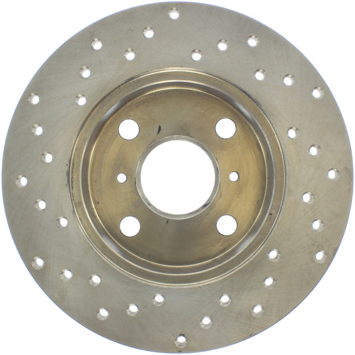 StopTech 128.44046L StopTech Sport Cross Drilled Brake Rotor; Rear Left - Truck Part Superstore