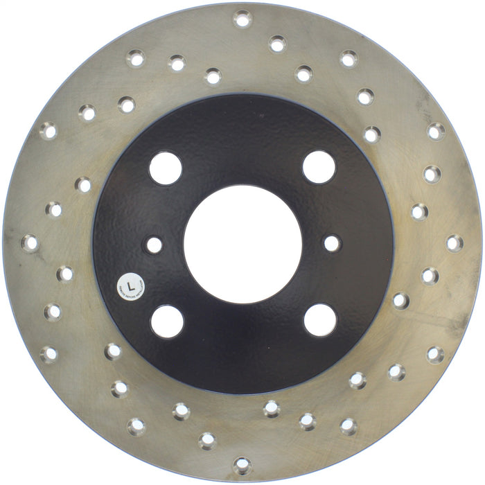 StopTech 128.44046L StopTech Sport Cross Drilled Brake Rotor; Rear Left - Truck Part Superstore