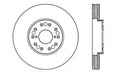 StopTech 128.44083CR StopTech Sport Cryo Cross Drilled Brake Rotor; Front Right - Truck Part Superstore