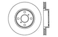 StopTech 128.44119CL StopTech Sport Cryo Cross Drilled Brake Rotor; Front Left - Truck Part Superstore