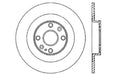 StopTech 128.45062R StopTech Sport Cross Drilled Brake Rotor; Rear Right - Truck Part Superstore