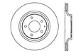StopTech 128.45072L StopTech Sport Cross Drilled Brake Rotor; Rear Left - Truck Part Superstore
