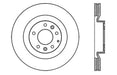 StopTech 128.45080CL StopTech Sport Cryo Cross Drilled Brake Rotor; Front Left - Truck Part Superstore