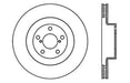 StopTech 128.47018CL StopTech Sport Cryo Cross Drilled Brake Rotor; Front Left - Truck Part Superstore