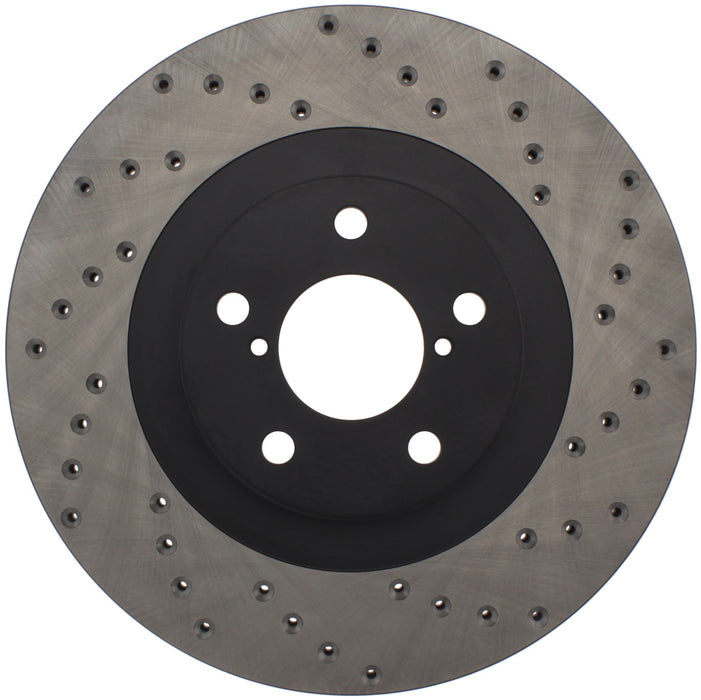 StopTech 128.47018R StopTech Sport Cross Drilled Brake Rotor; Front Right - Truck Part Superstore