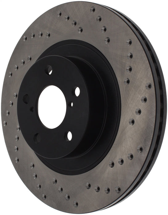 StopTech 128.47021L StopTech Sport Cross Drilled Brake Rotor; Front Left - Truck Part Superstore
