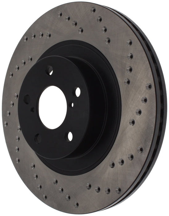 StopTech 128.47021R StopTech Sport Cross Drilled Brake Rotor; Front Right - Truck Part Superstore