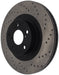 StopTech 128.47021R StopTech Sport Cross Drilled Brake Rotor; Front Right - Truck Part Superstore