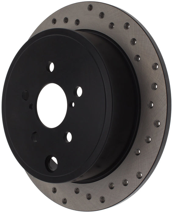 StopTech 128.47029L StopTech Sport Cross Drilled Brake Rotor; Rear Left - Truck Part Superstore