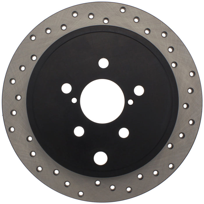 StopTech 128.47029L StopTech Sport Cross Drilled Brake Rotor; Rear Left - Truck Part Superstore