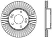 StopTech 128.50026R StopTech Sport Cross Drilled Brake Rotor; Front Right - Truck Part Superstore