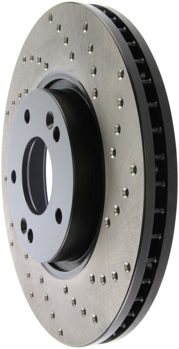 StopTech 128.51020L StopTech Sport Cross Drilled Brake Rotor; Front Left - Truck Part Superstore