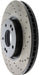 StopTech 128.51020L StopTech Sport Cross Drilled Brake Rotor; Front Left - Truck Part Superstore