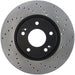StopTech 128.51020L StopTech Sport Cross Drilled Brake Rotor; Front Left - Truck Part Superstore