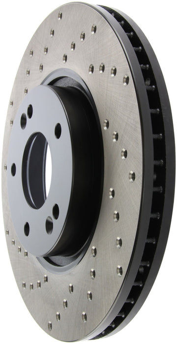 StopTech 128.51020R StopTech Sport Cross Drilled Brake Rotor; Front Right - Truck Part Superstore