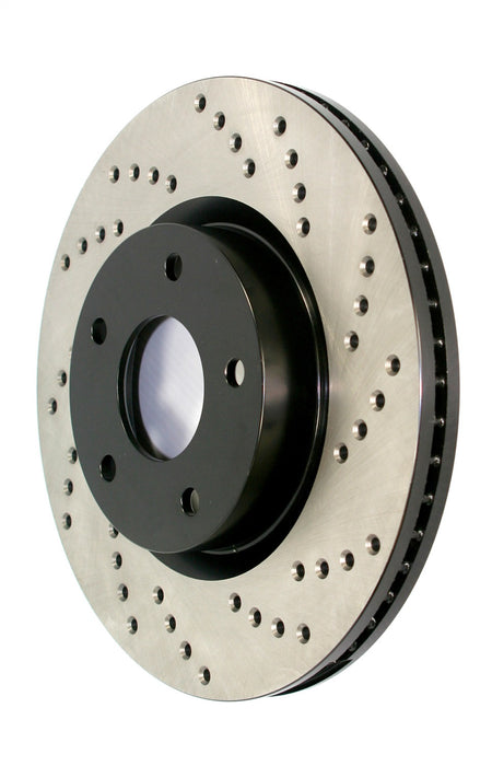 StopTech 128.44205R StopTech Sport Cross Drilled Brake Rotor; Front Right - Truck Part Superstore