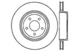 StopTech 128.58001L StopTech Sport Cross Drilled Brake Rotor; Front Left - Truck Part Superstore