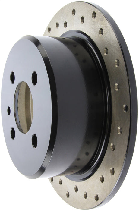 StopTech 128.61066L StopTech Sport Cross Drilled Brake Rotor; Rear Left - Truck Part Superstore