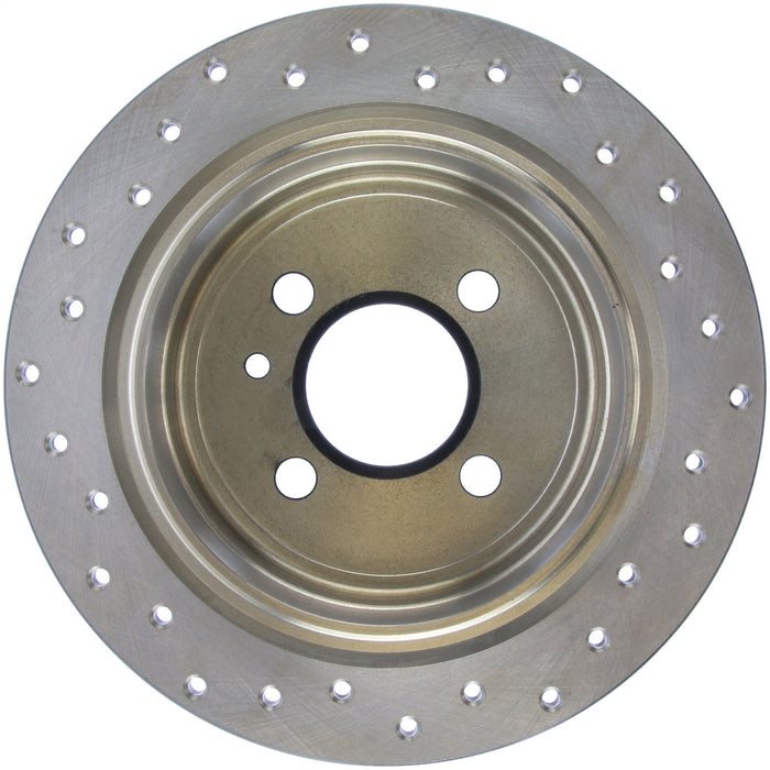 StopTech 128.61066L StopTech Sport Cross Drilled Brake Rotor; Rear Left - Truck Part Superstore