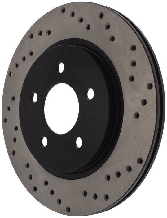 StopTech 128.61087R StopTech Sport Cross Drilled Brake Rotor; Rear Right - Truck Part Superstore