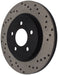 StopTech 128.61087R StopTech Sport Cross Drilled Brake Rotor; Rear Right - Truck Part Superstore
