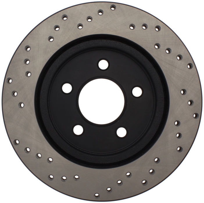 StopTech 128.61087R StopTech Sport Cross Drilled Brake Rotor; Rear Right - Truck Part Superstore