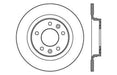 StopTech 128.61097L StopTech Sport Cross Drilled Brake Rotor; Rear Left - Truck Part Superstore
