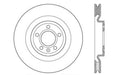 StopTech 128.61098R StopTech Sport Cross Drilled Brake Rotor; Front Right - Truck Part Superstore